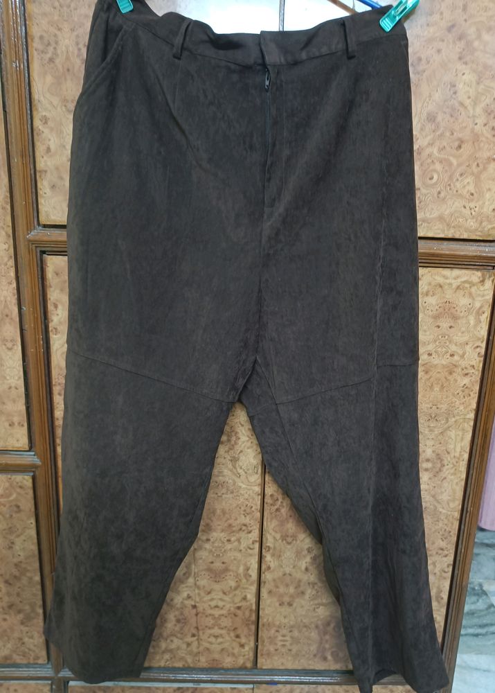 Suede Pants