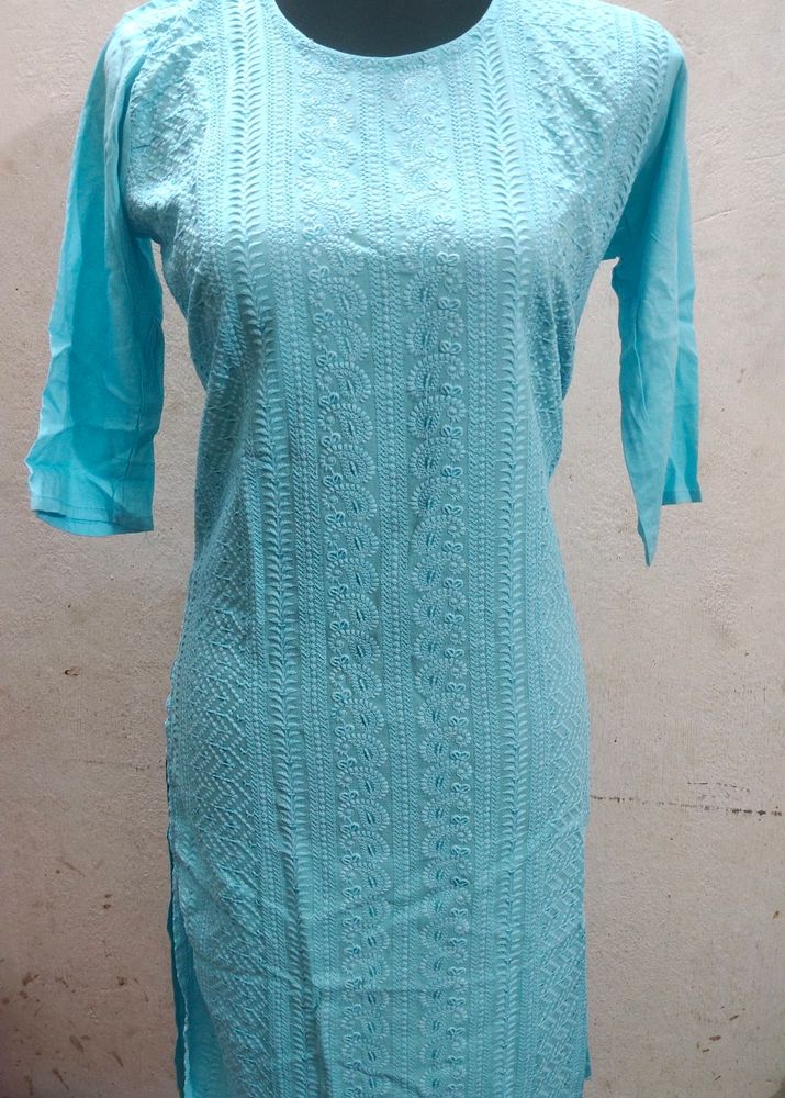 Blue Colour Kurti