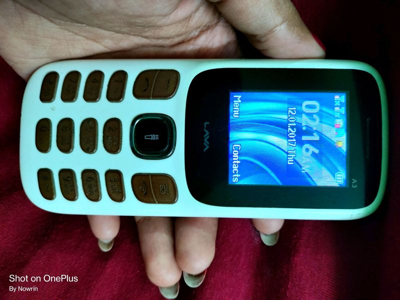 Lava A3 Keypad Phone