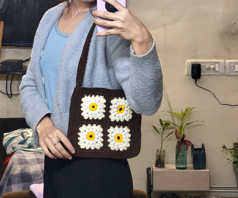 Granny Square Sling Bag