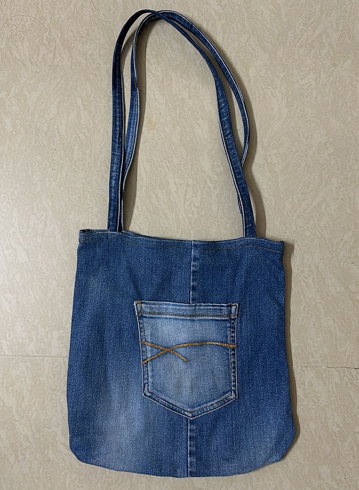 Forca Denim Tote Bag