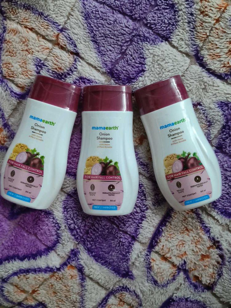 Mamaearth Onion Shampoo Pack Of 3