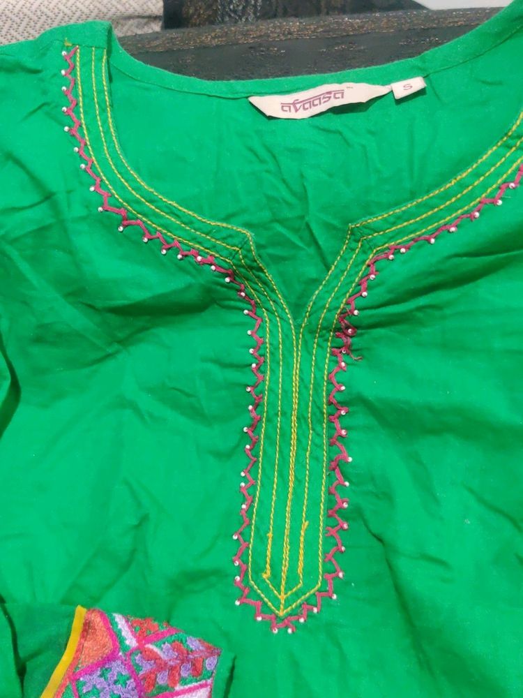 Beautiful Green Kurti