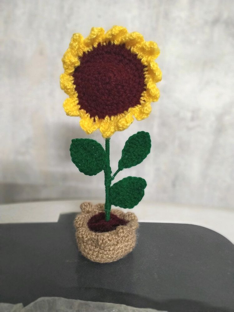 Handmade Crochet Sunflower 🌻