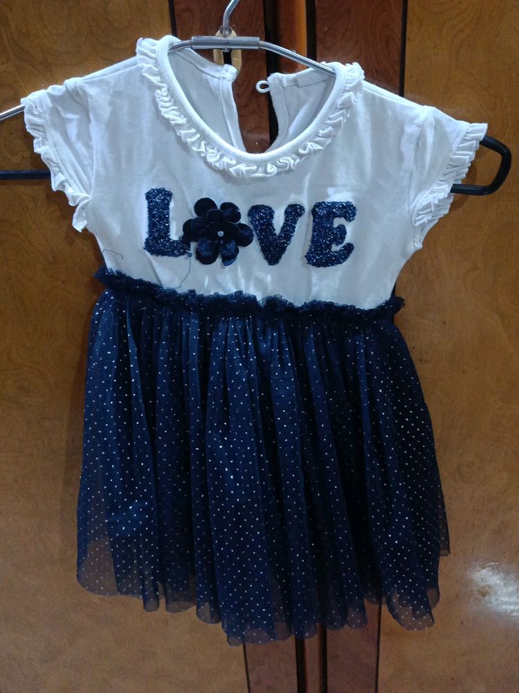 Net Frock For Baby Girl 1 Or 1.½ Year Old