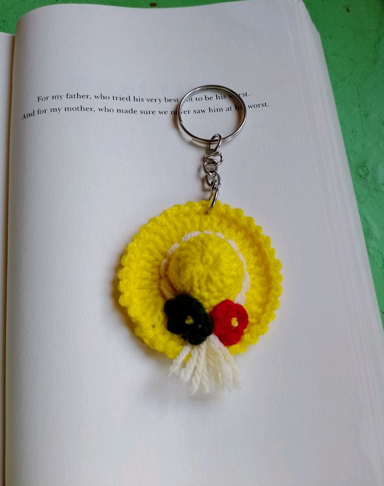 Crochet Hat Keychain