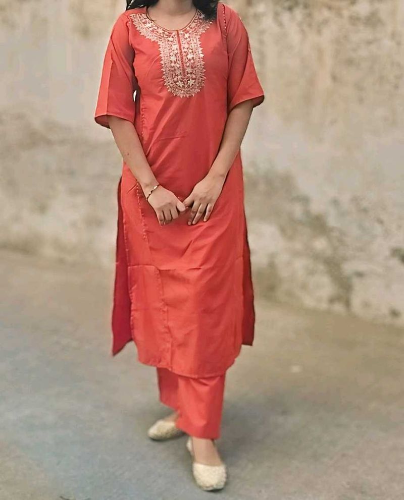 Anouk Straight Kurta Set