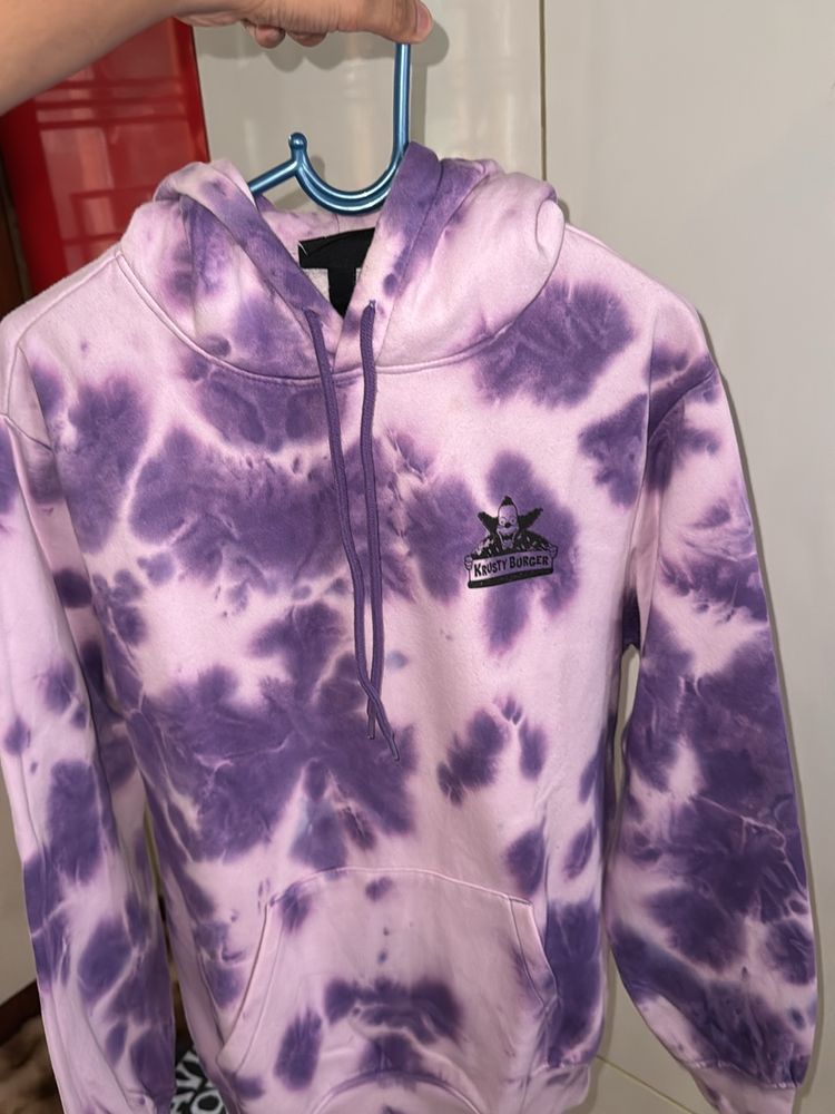 H&M Krusty Tie Dye Hoodie (S)