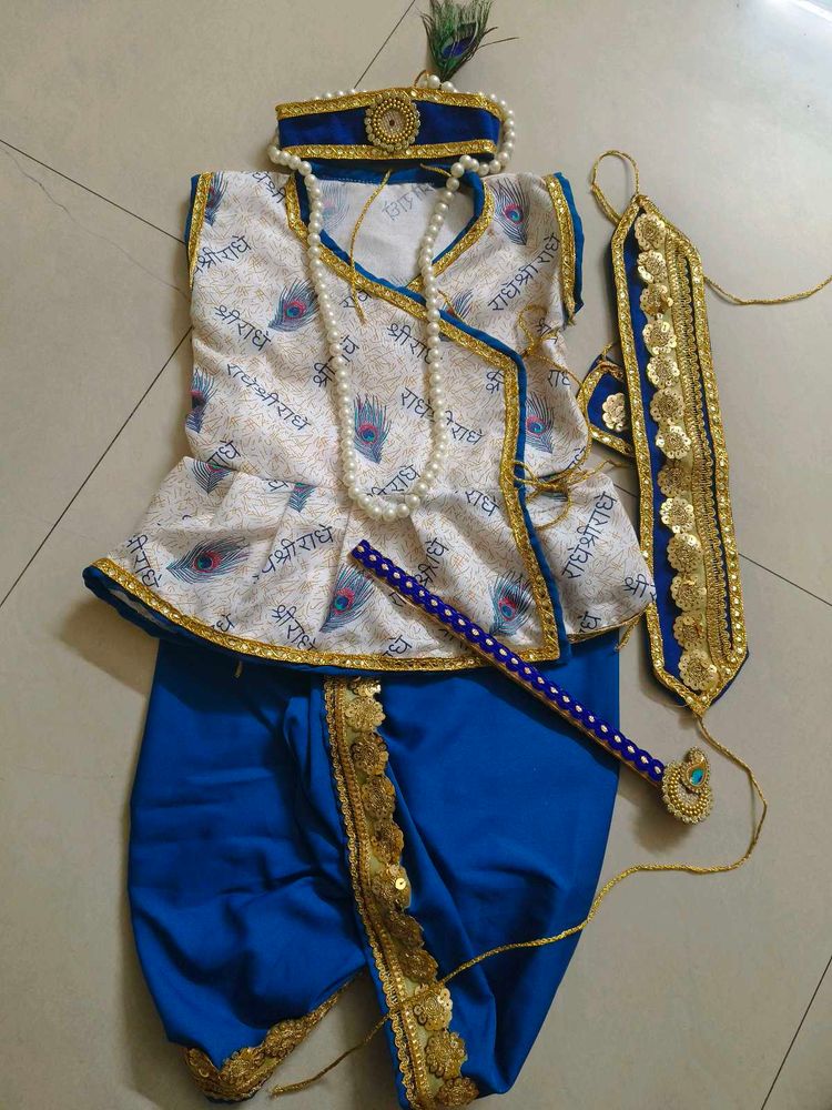 2 Years Krishna Handmade Dress Set