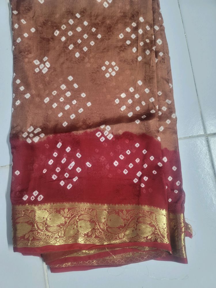 Jeorget Rajasthani Print Saree