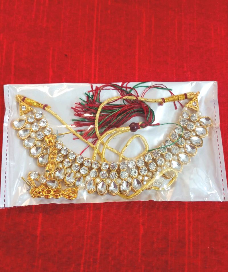 Kundan Stone Jewellery Set