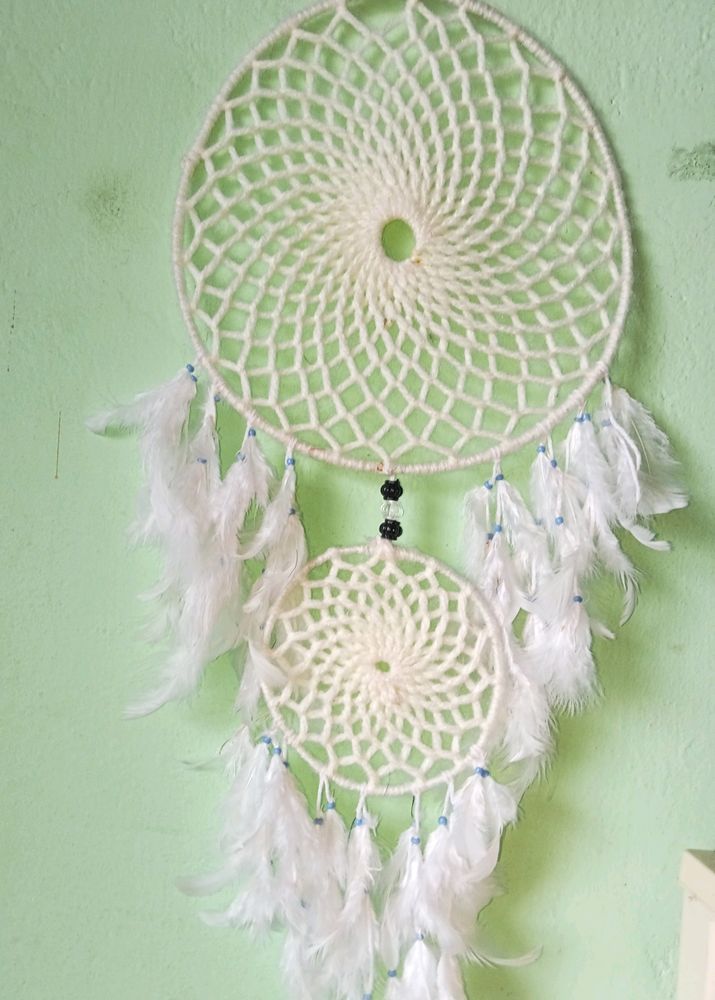 Graceful White Dream Catcher