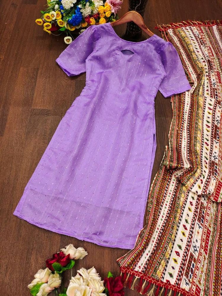 Kurti With Duppata