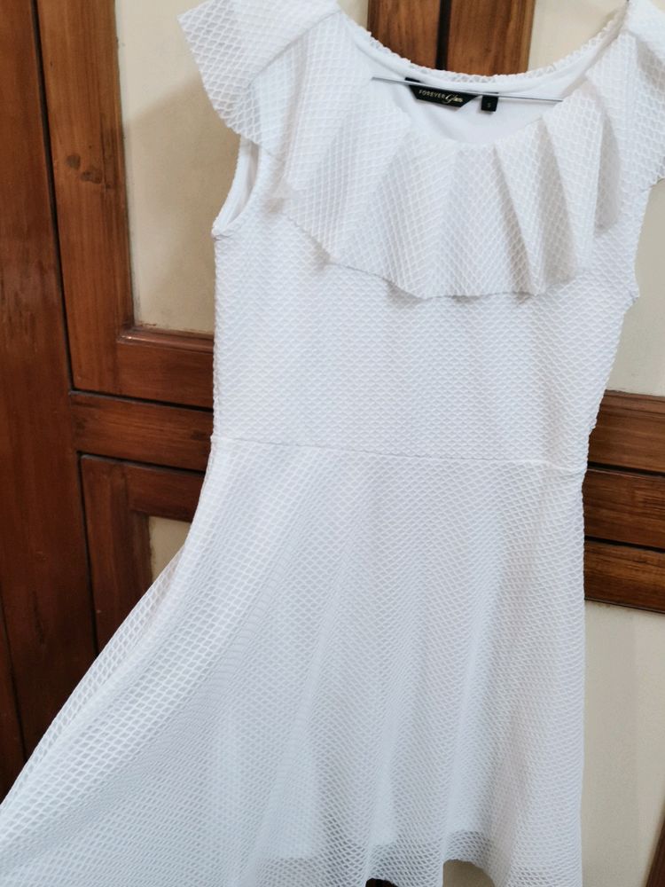 Pinterest Inspired White Midi Dress