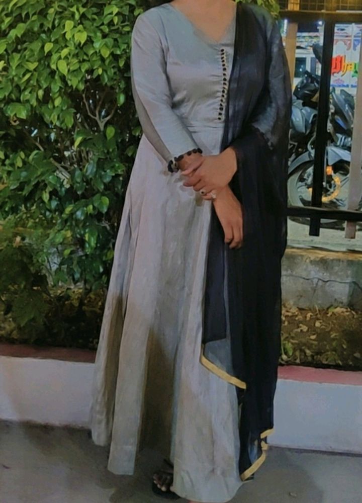 Long Anarkali Gown