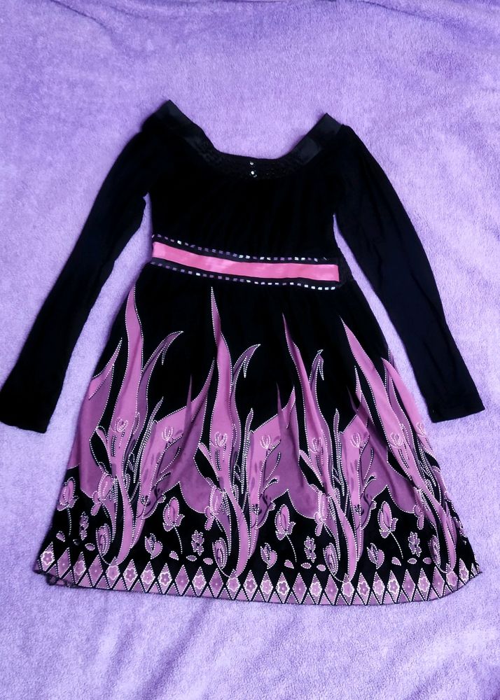 Black N Pink dress