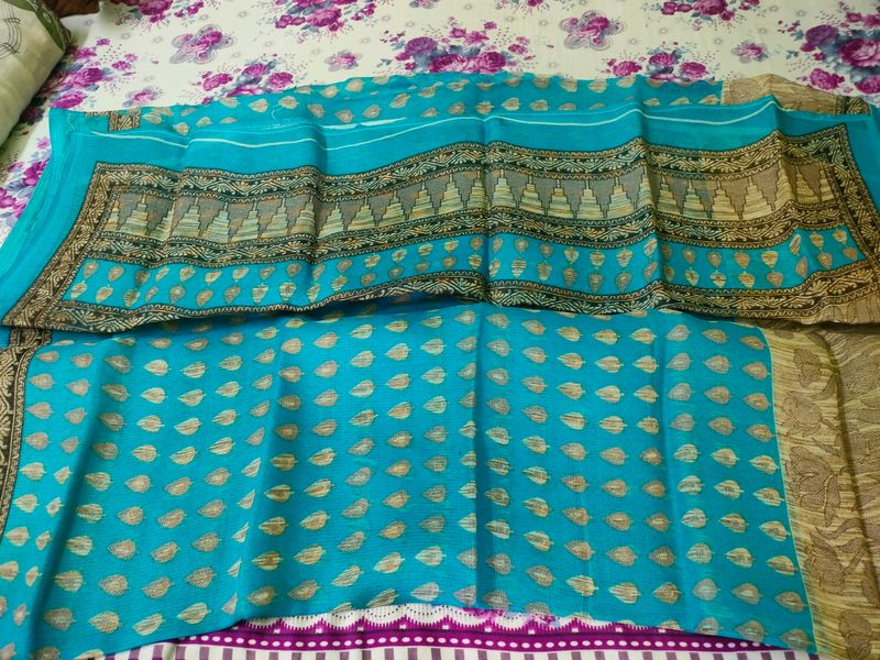 Kota Print Saree