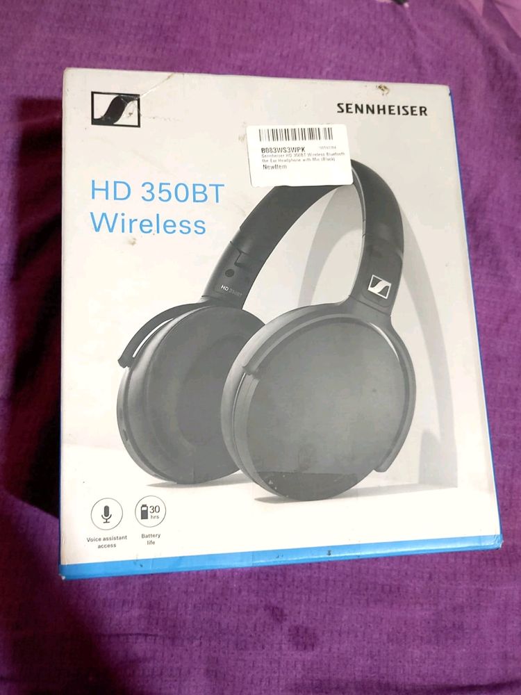 New Sennheiser HD 350BT Wireless Bt Headphone