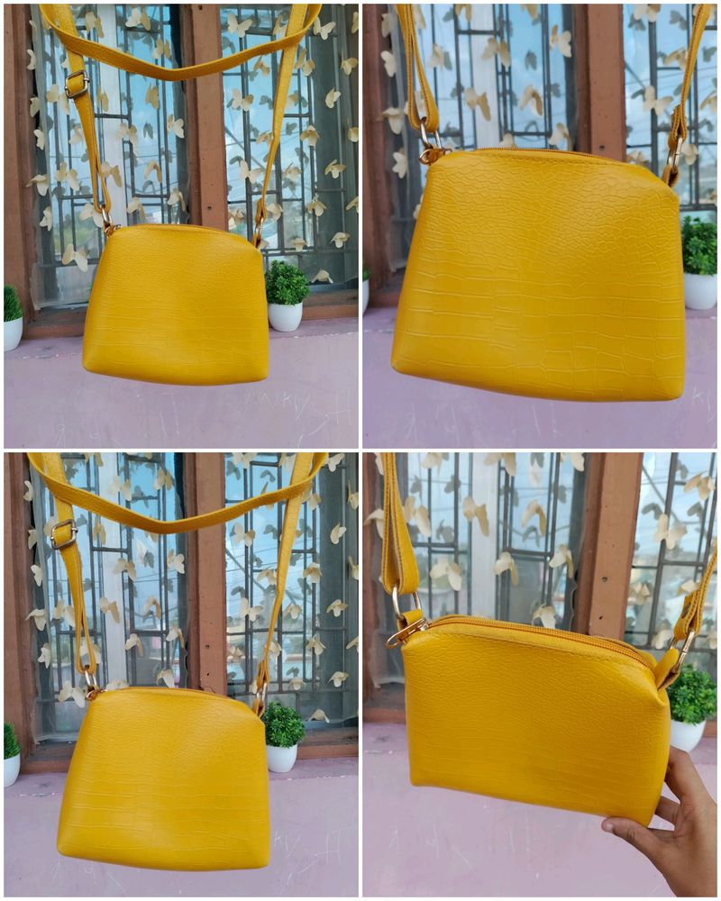 Yellow Shoulder Bag