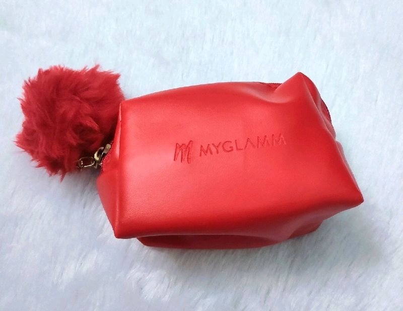 Myglamm Red Pouch 👝