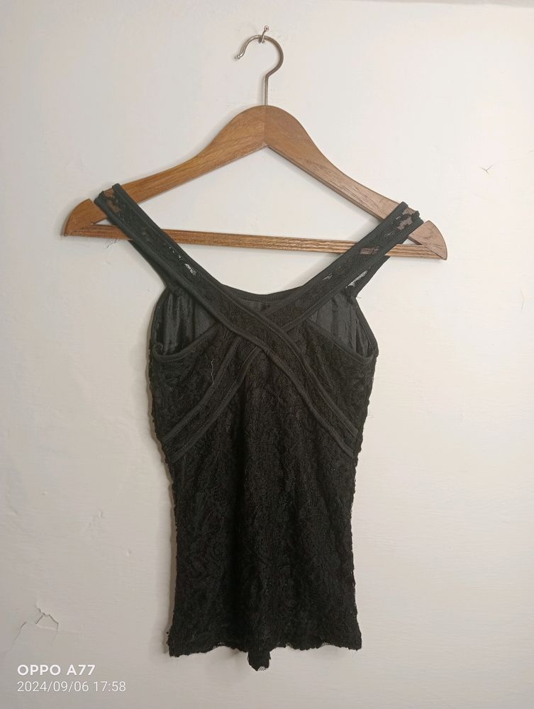 Black Casual Top (Girl' s)