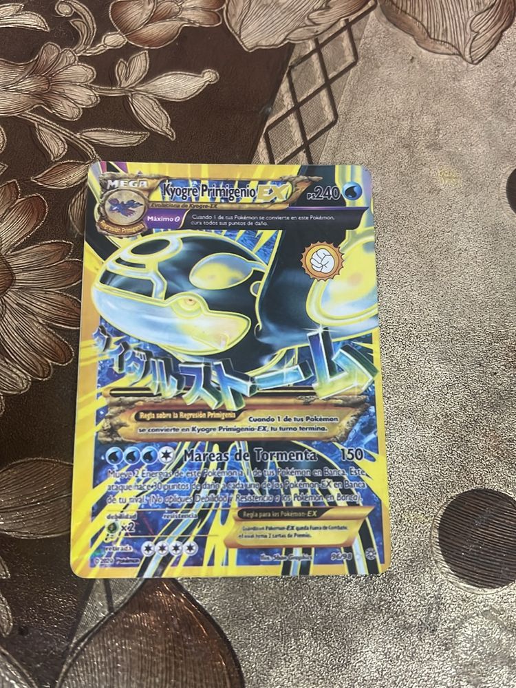 Pokemon Card 🃏 (kyogre Primigenio)