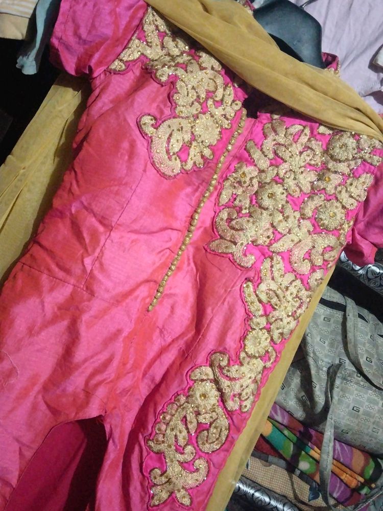 Lehenga Long Sute Net Dupatta