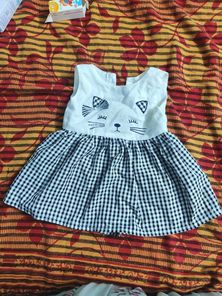 Black And White Frock