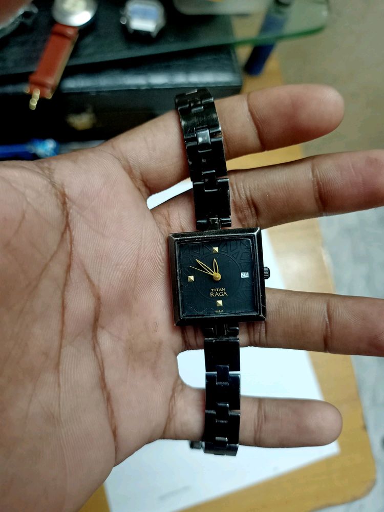 Black Titan Raga Watch