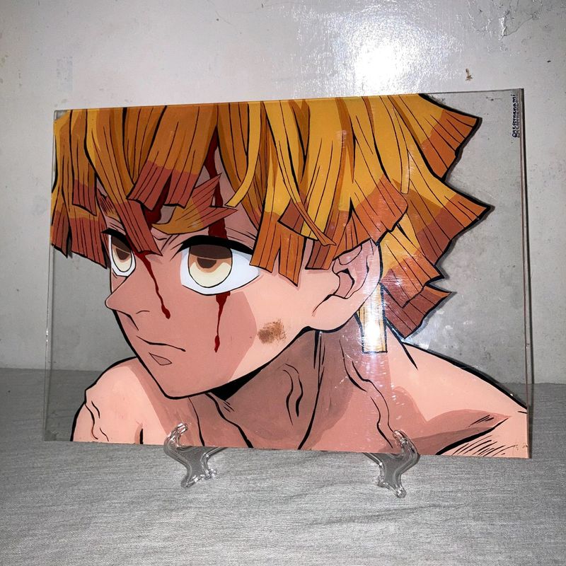 Zenitsu Glass Painting