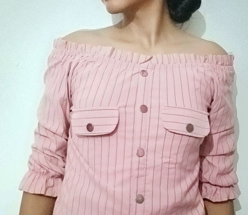 Light Pink Cute Top❤️