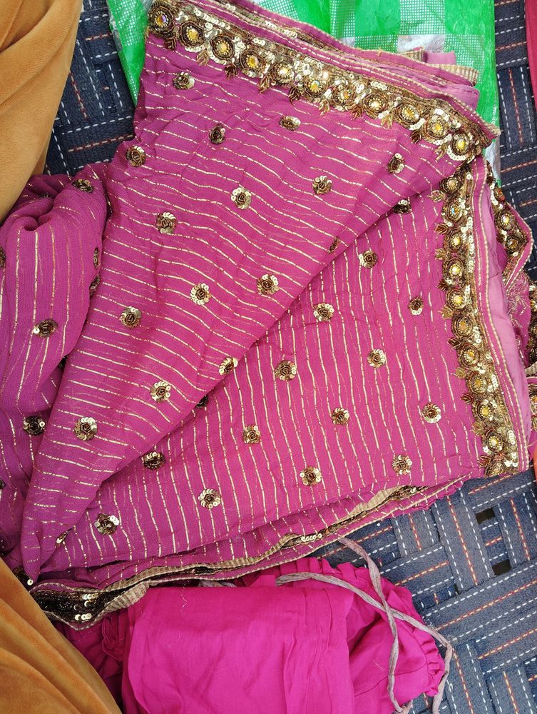 Sarees  Hot 💕pink