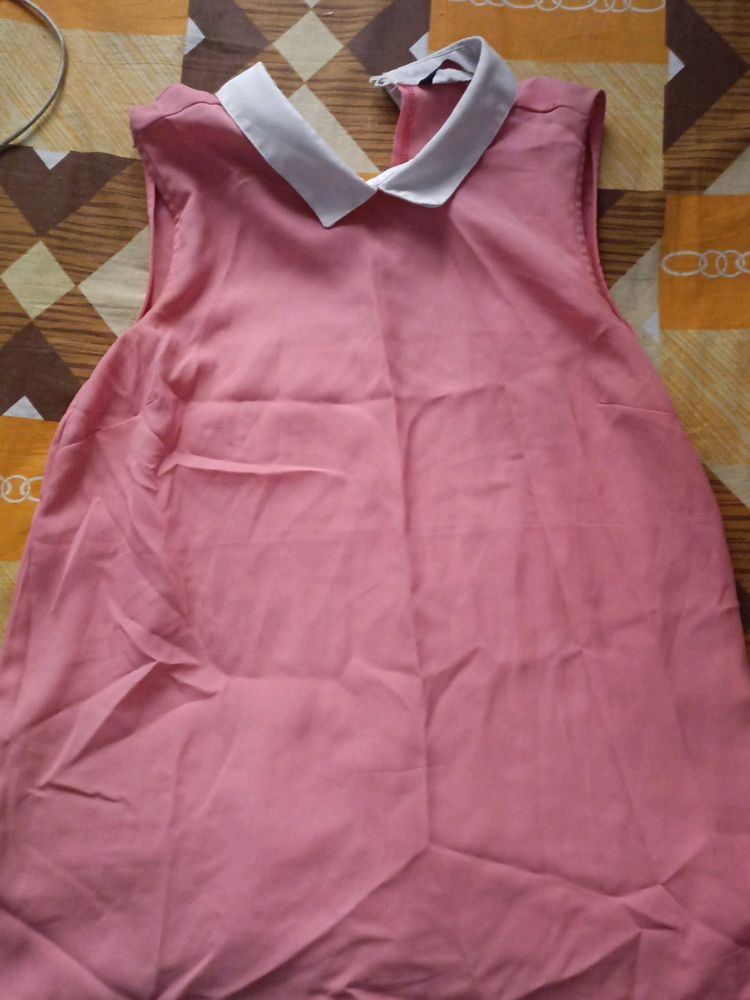 Pink georgette top