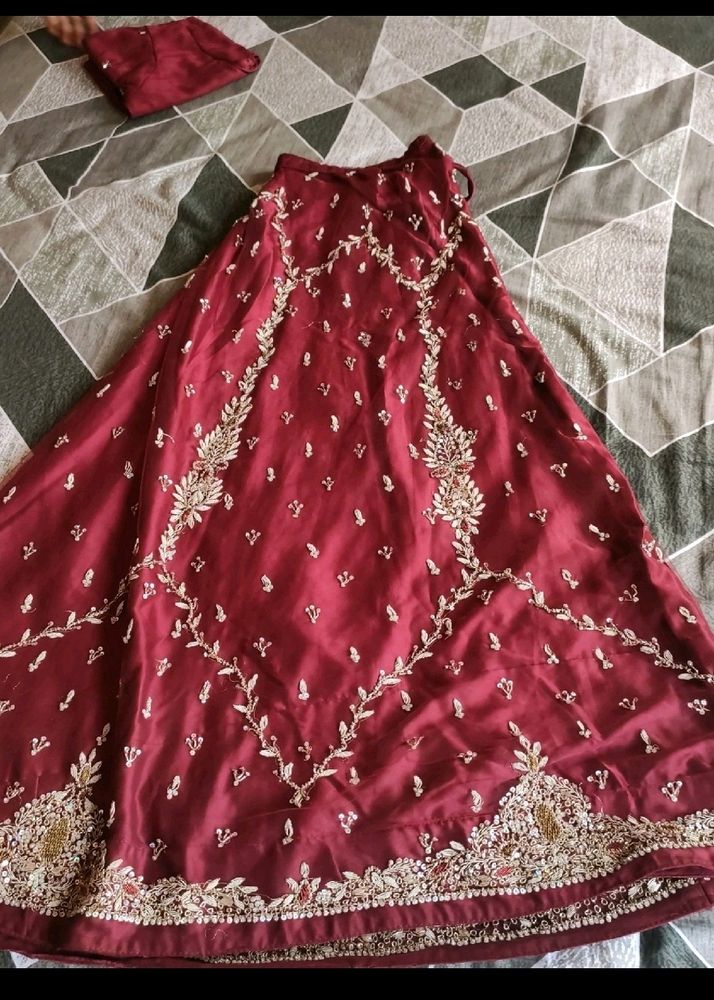 Red Bridal Lehenga