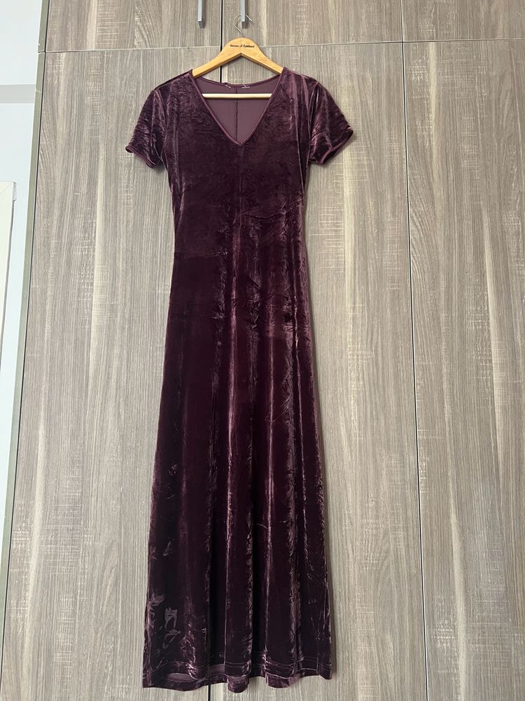 Velvet Gown Dress