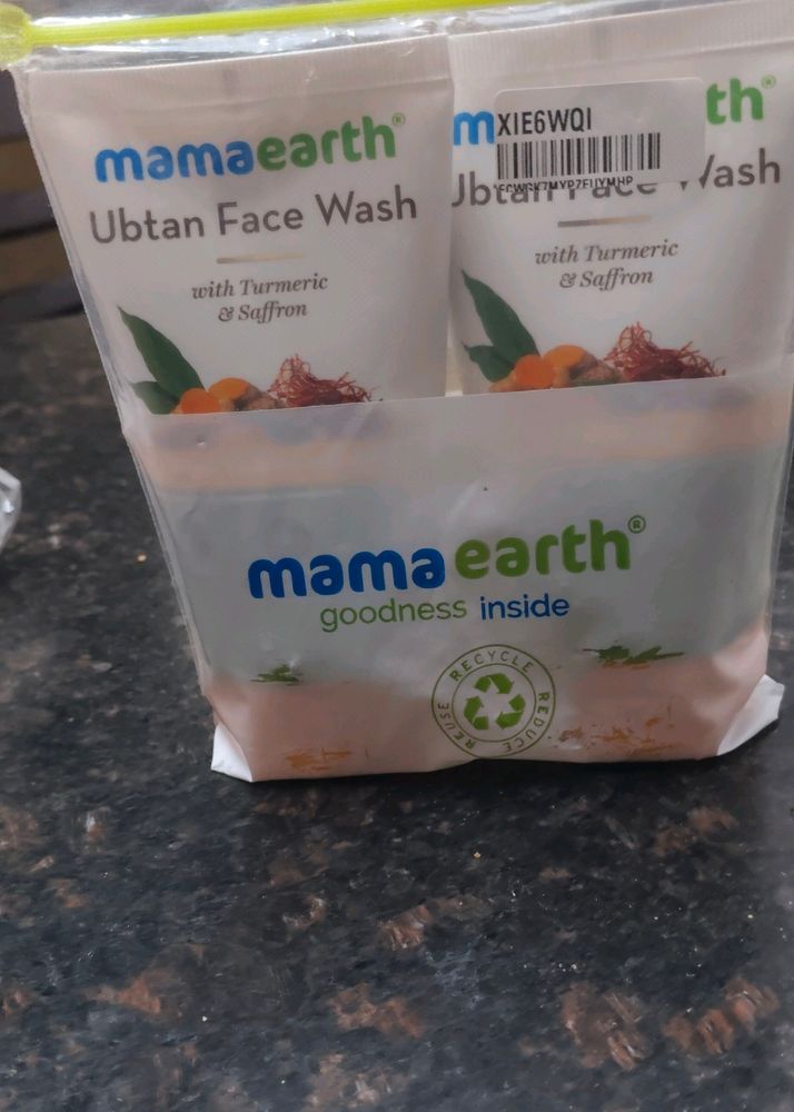 New With Tag Mama Earth Face Wash 150ml Each