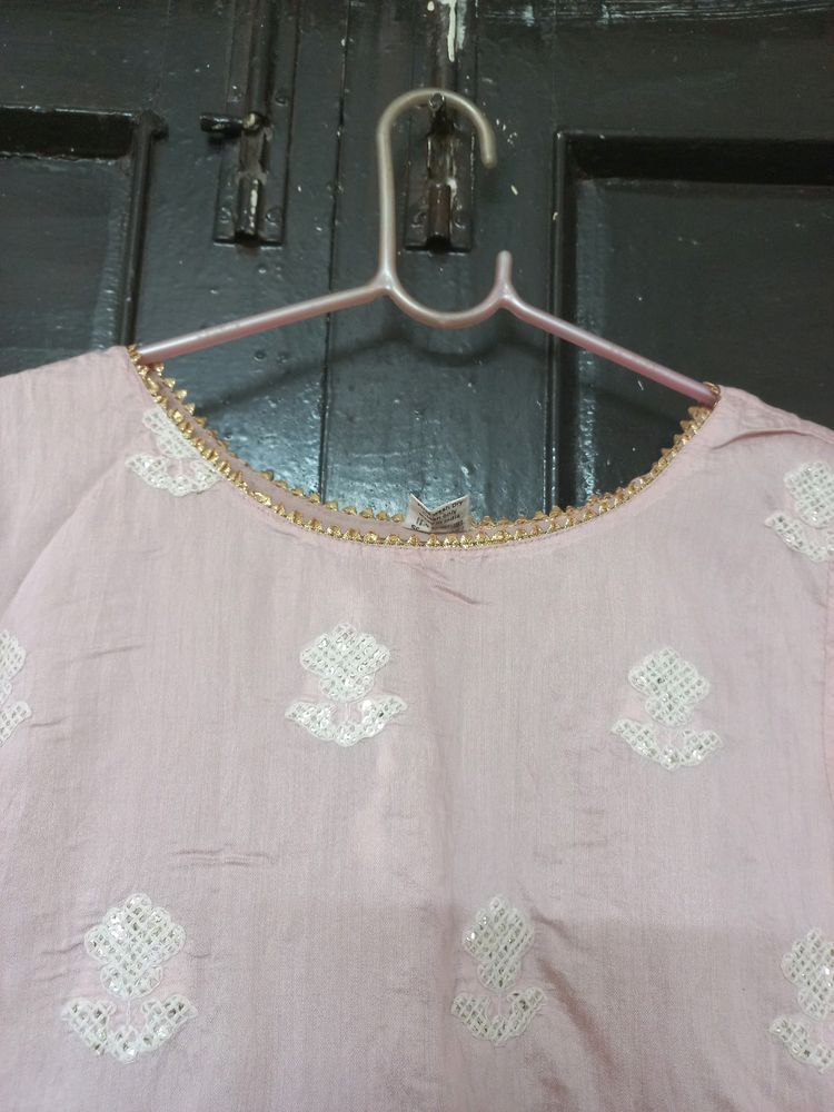 Baby Pink Kurti