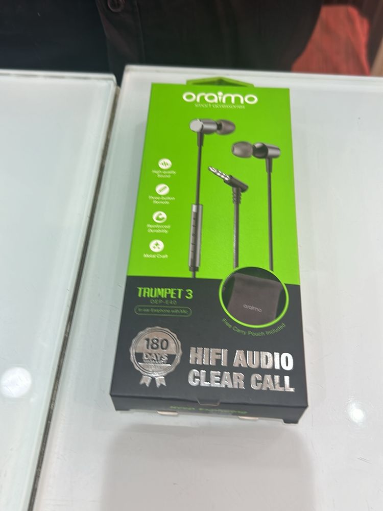 Oraimo Ear Phone Breaded Wire Hands free