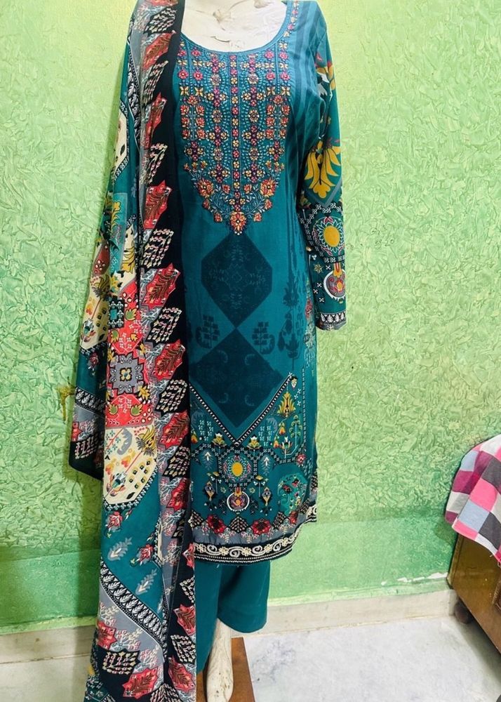 3 Pece Pakistani Cottont Suit