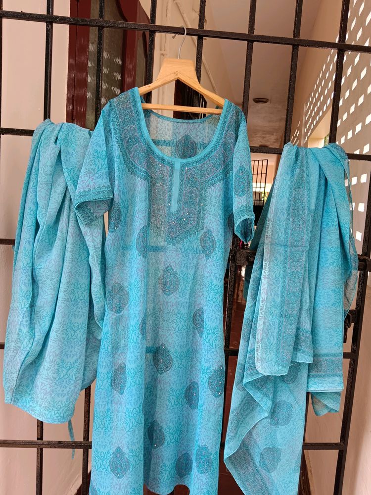 Soft Synthetic Kurta Set