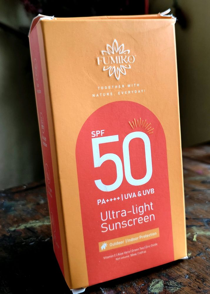 Fumiko | SPF 50 | PA++++ | UVA & UVB Sunscreen