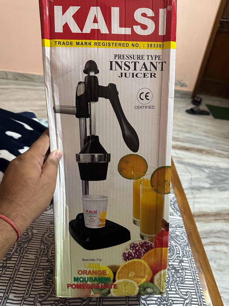 Kalsi Instant Juicer Sealed Pack Pieces Warranty