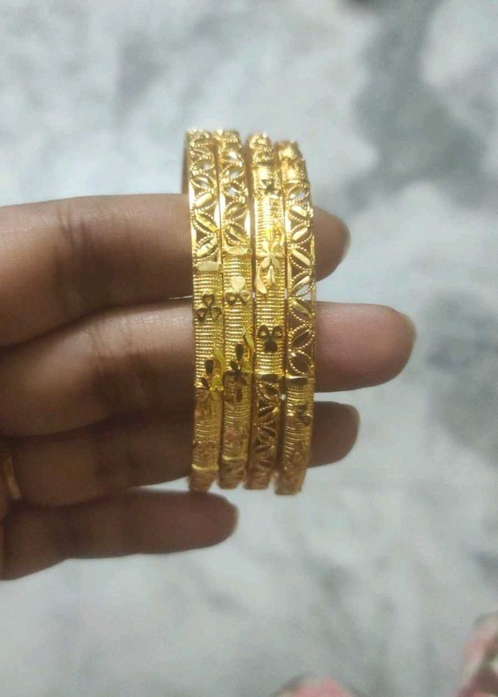 Gold Plated Bangles