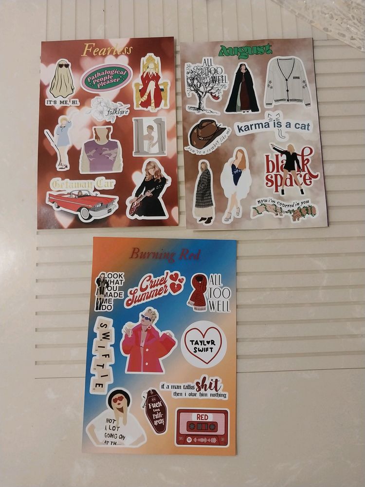 Taylor Swifts Sticker Sheet