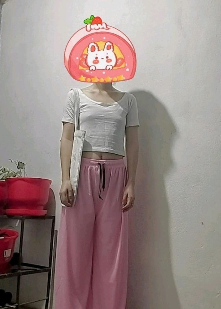 Pink Casual Pant