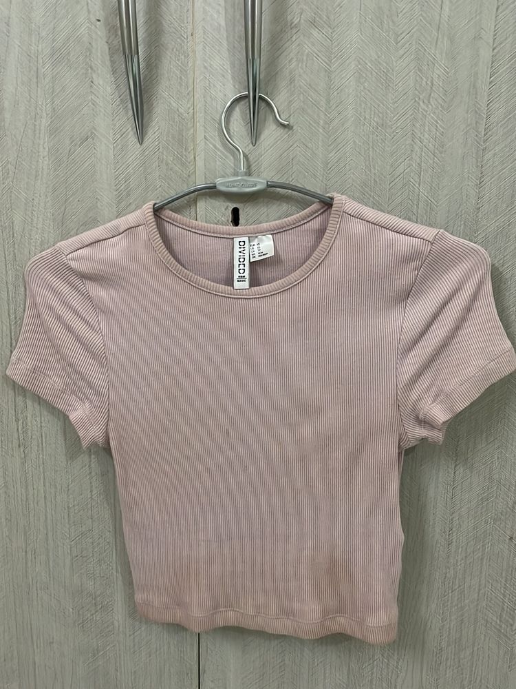 H&M Cotton Ribbed Top