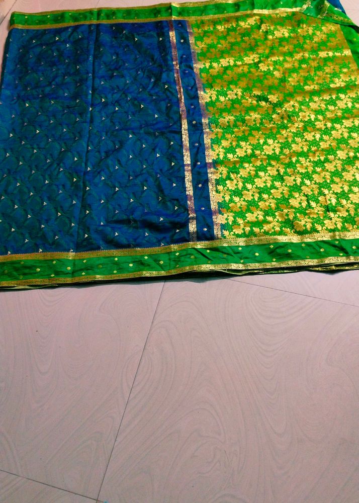 Pure Mysore Silk Gadwal Saree