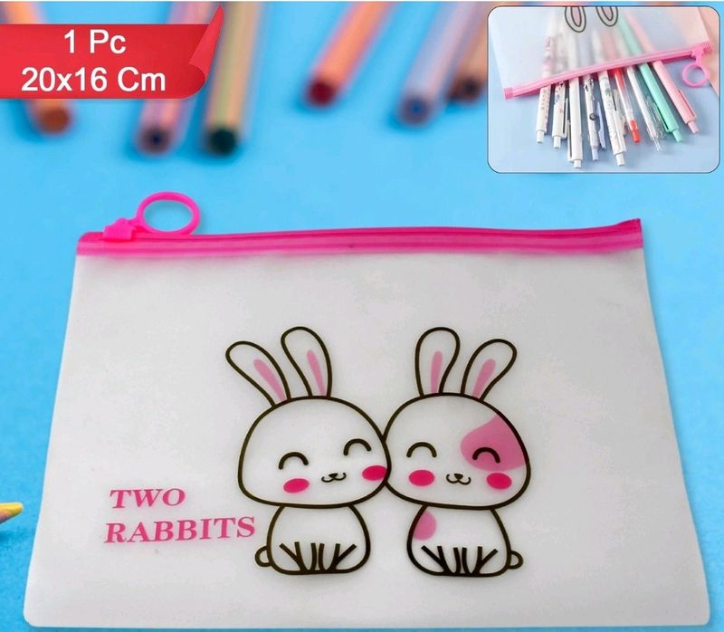 Reusable Multipurpose Zip Pouch (1 Pc / 20x16 Cm)