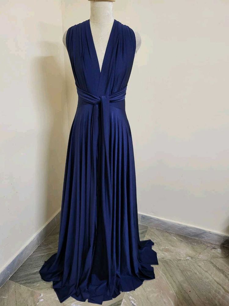 Navy Blue Gown