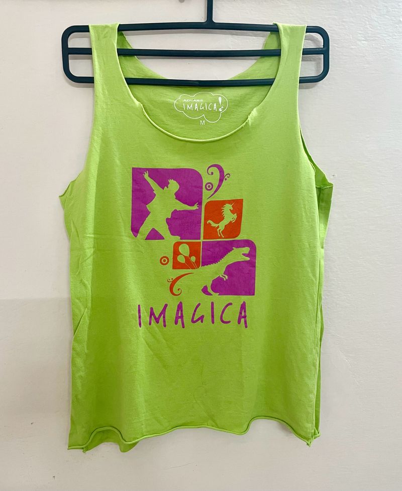 Lime Green Imagica Top